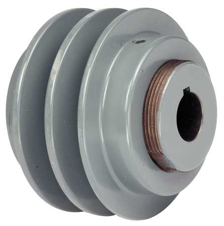 double v belt pulley 1 inch bore