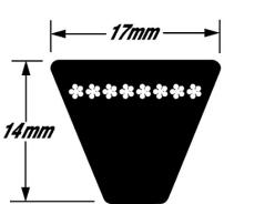 Metric_17_MM_v_belt